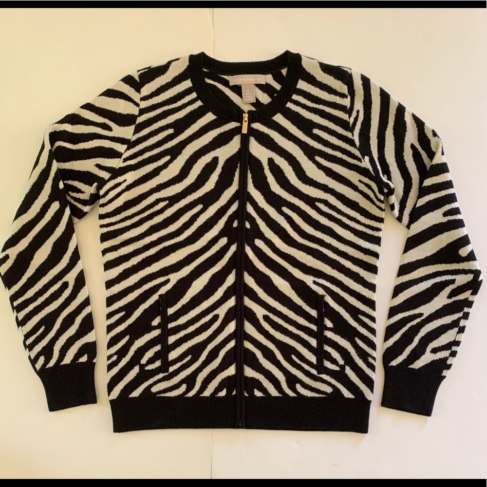 Banana Republic Zebra Sweater